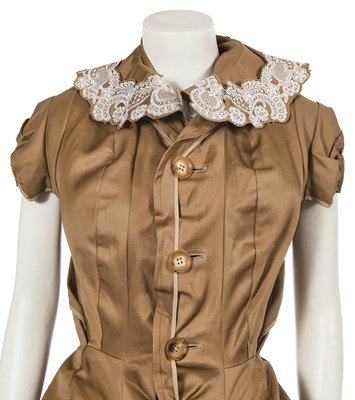 Lot 280 - A Junya Watanabe/Comme des Garçons khaki cotton dress, Spring-Summer 2007