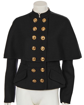 Lot 225 - A Burberry by Christopher Bailey black wool jacket, Pre-Fall 2016