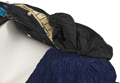 Lot 464 - A Zandra Rhodes Indian-inspired ensemble, probably 'Indian Sari' collection 1987