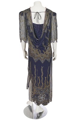 Lot 465 - A Zandra Rhodes printed chiffon tunic dress, 1980s