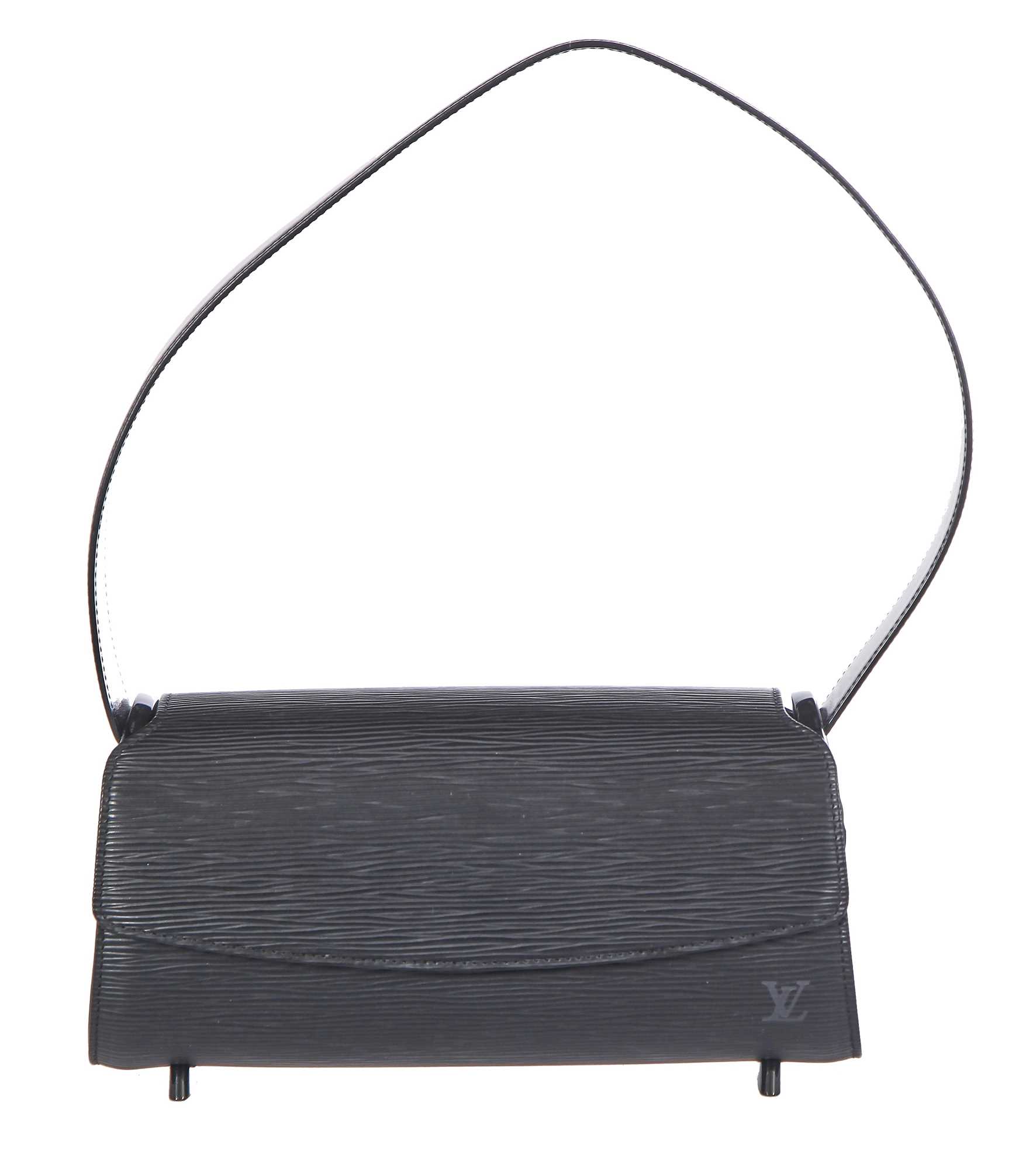 Click for high resolution Lot 174 - A Louis Vuitton black Epi leather Nocturne bag, 1990s