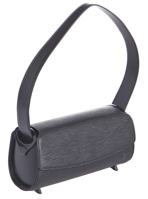Lot 174 - A Louis Vuitton black Epi leather Nocturne bag, 1990s
