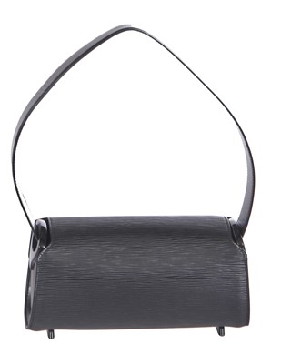 Lot 174 - A Louis Vuitton black Epi leather Nocturne bag, 1990s