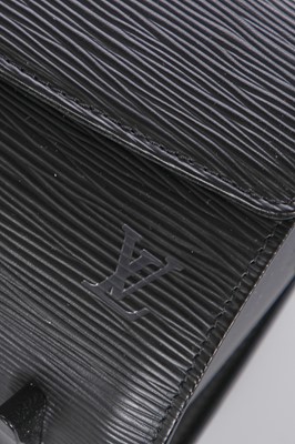 Lot 174 - A Louis Vuitton black Epi leather Nocturne bag, 1990s