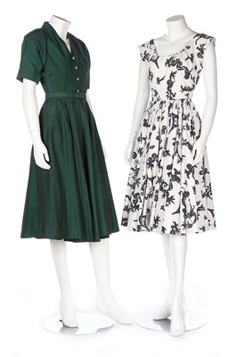 Lot 207 - A group of clothing and lingerie, 1930s-50s,...