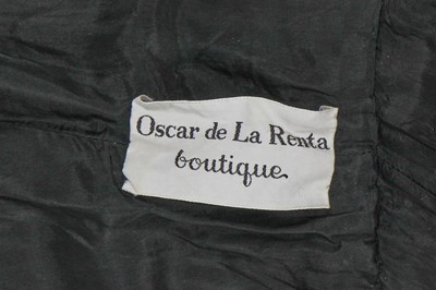 Lot 384 - An Oscar de la Renta sequined black rayon jumpsuit, circa 1970