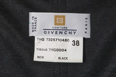 Lot 178 - A Givenchy by Alexander McQueen black crêpe and leopard lace evening gown, Autumn-Winter 1997-98