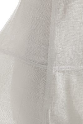 Lot 158 - A Chanel by Karl Lagerfeld white cotton gauze structured skirt/petticoat, circa 2010