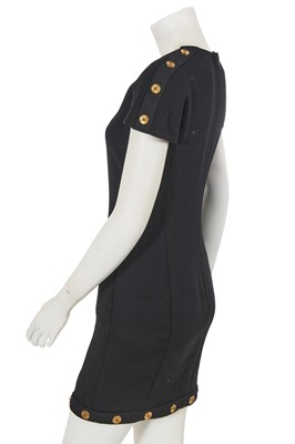 Lot 340 - A Gianni Versace couture studded baby pink wool coat, Autumn-Winter 1991-92
