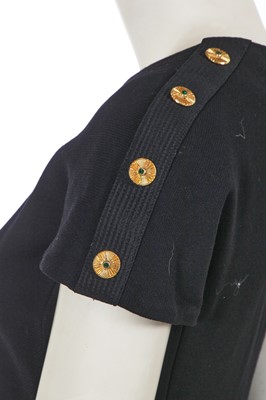 Lot 340 - A Gianni Versace couture studded baby pink wool coat, Autumn-Winter 1991-92