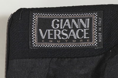 Lot 340 - A Gianni Versace couture studded baby pink wool coat, Autumn-Winter 1991-92