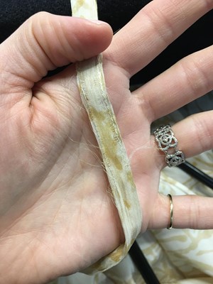 Lot 486 - A Halston printed beige crêpe de chine dress, circa 1978