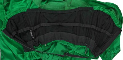 Lot 274 - An Hubert de Givenchy haute couture green satin dress, mid-late 1980s