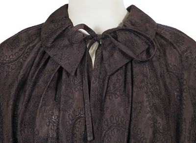 Lot 315 - A John Galliano slate grey viscose blouse, circa 1995
