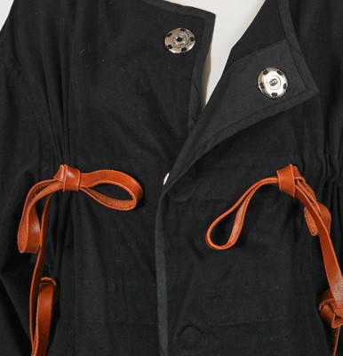 Lot 283 - A Yohji Yamamoto black cotton-duck coat, 2000s