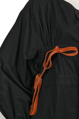 Lot 283 - A Yohji Yamamoto black cotton-duck coat, 2000s