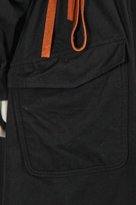 Lot 283 - A Yohji Yamamoto black cotton-duck coat, 2000s