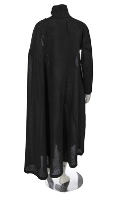Lot 291 - An Issey Miyake black wool tent dress, circa 1988