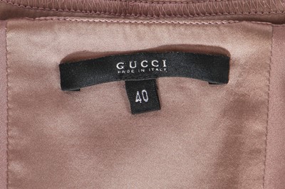 Lot 127 - A Gucci by Tom Ford nude silk-blend bodycon dress, Autumn-Winter 2003-04