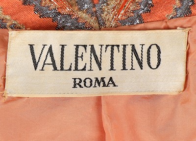 Lot 154 - A Valentino couture brocaded silk trouser...