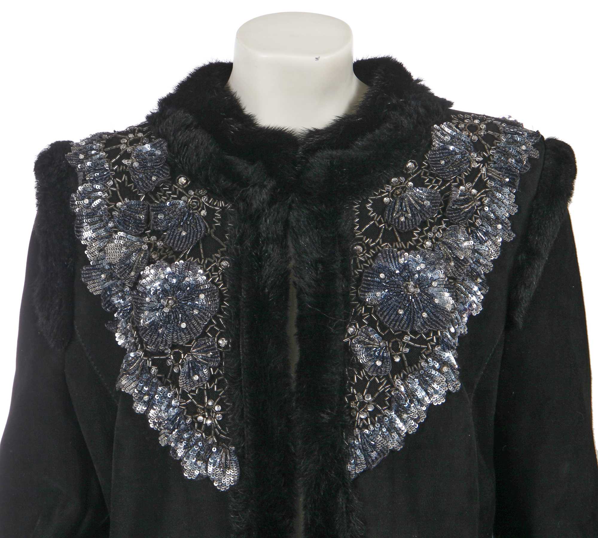 Click for high resolution Lot 239 - A Valentino Garavani black sheepskin coat, Autumn-Winter 2007-08
