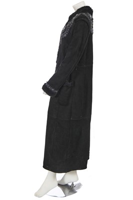 Lot 239 - A Valentino Garavani black sheepskin coat, Autumn-Winter 2007-08
