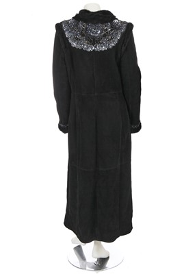 Lot 239 - A Valentino Garavani black sheepskin coat, Autumn-Winter 2007-08