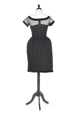 Lot 179 - A Christian Dior London black point d'esprit...