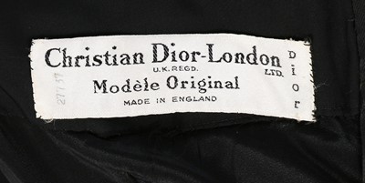 Lot 179 - A Christian Dior London black point d'esprit...