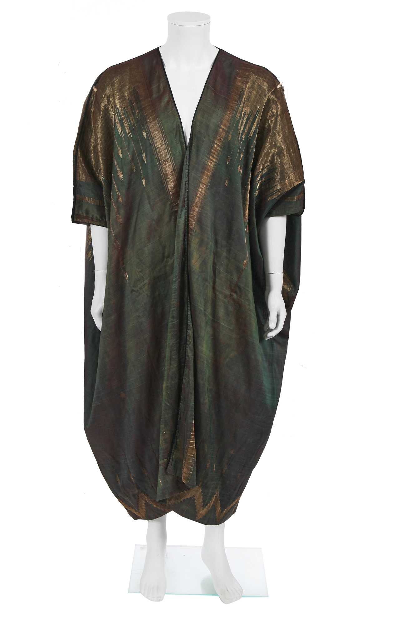 Famous Robe Shot Lot 683 - A gold lamé and shot silk aba robe, Syrian,