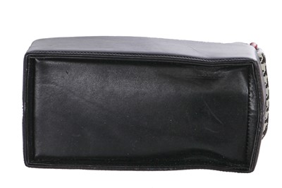 Lot 183 - A Christion Dior houndstooth print leather bag, circa 1994