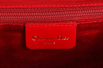 Lot 183 - A Christion Dior houndstooth print leather bag, circa 1994