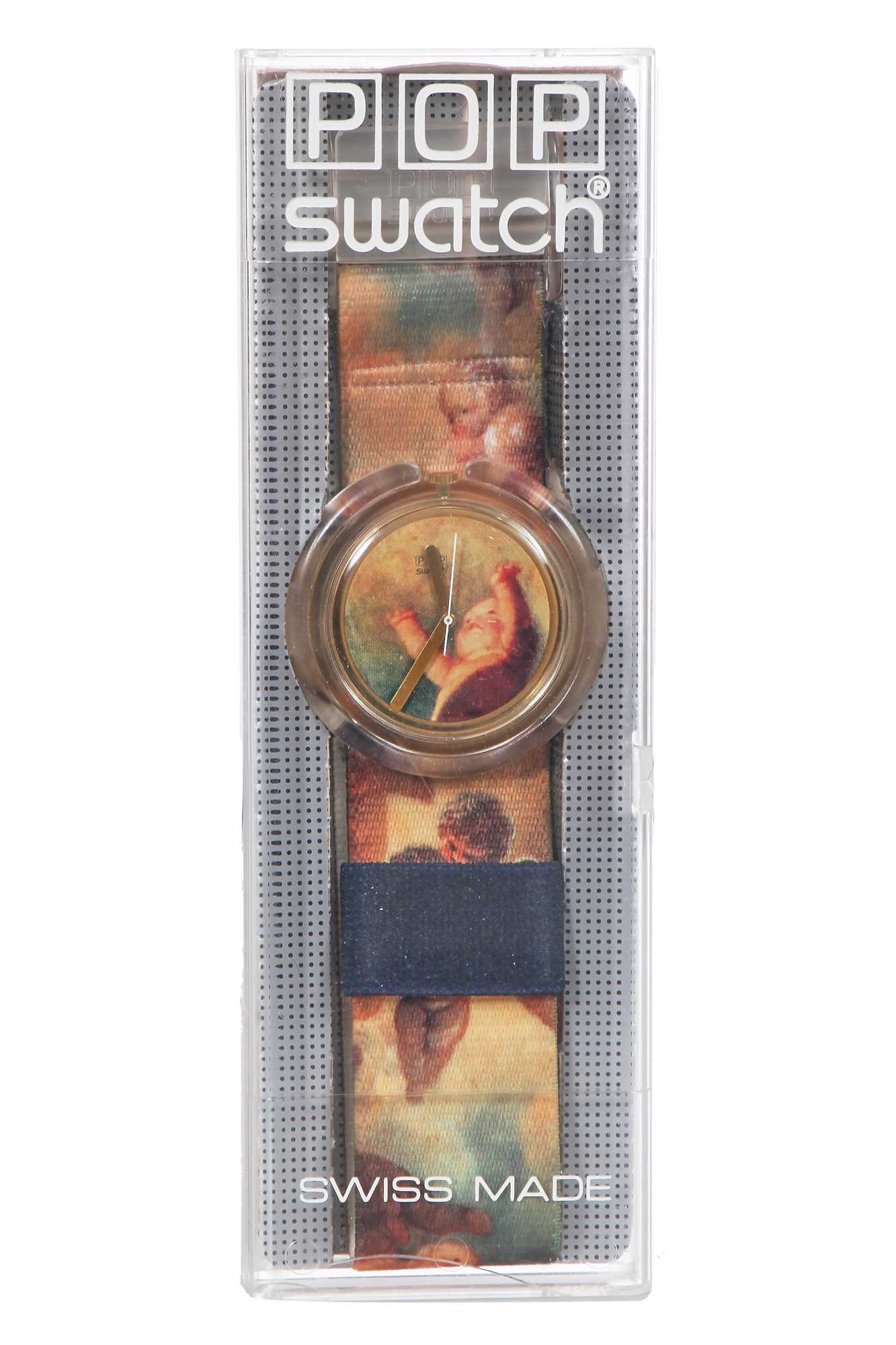Lot 328 - A Vivienne Westwood autographed Swatch watch, 1993