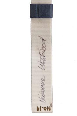 Lot 328 - A Vivienne Westwood autographed Swatch watch, 1993
