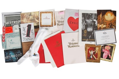 Lot 333 - A large group of Vivienne Westwood show invitations and ephemera, 1990s