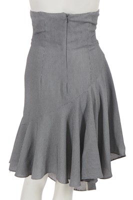 Lot 411 - A John Galliano houndstooth wool skirt, circa 1987
