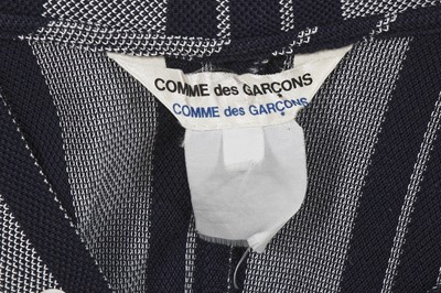 Lot 287 - A Comme des Garçons striped viscose dress, 1990s
