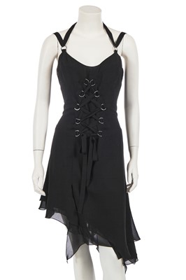 Lot 220 - A Versace black crêpe cocktail dress, circa 2020