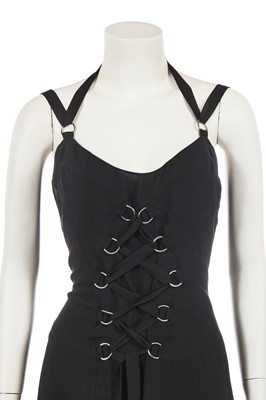 Lot 220 - A Versace black crêpe cocktail dress, circa 2020