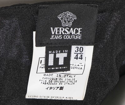Lot 220 - A Versace black crêpe cocktail dress, circa 2020