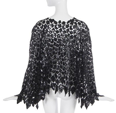 Lot 61 - Marianne Faithfull's Chanel by Karl Lagerfeld sequined cutwork lace top, Autumn-Winter 2011-12