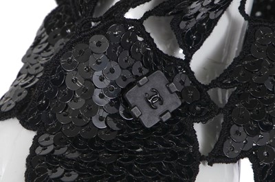Lot 61 - Marianne Faithfull's Chanel by Karl Lagerfeld sequined cutwork lace top, Autumn-Winter 2011-12