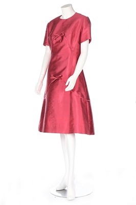 Lot 203 - Two Norman Hartnell cocktail dresses, mid...
