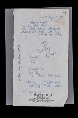 Lot 213 - A Vivienne Westwood wedding ensemble, 'Always On Camera' collection, Autumn-Winter 1992-93