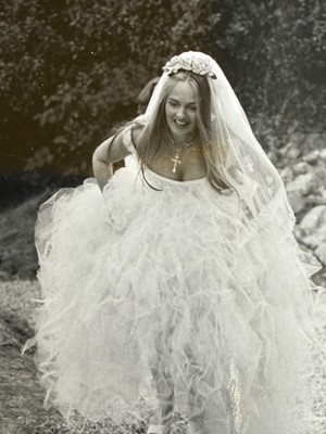Lot 213 - A Vivienne Westwood wedding ensemble, 'Always On Camera' collection, Autumn-Winter 1992-93