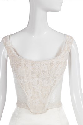 Lot 213 - A Vivienne Westwood wedding ensemble, 'Always On Camera' collection, Autumn-Winter 1992-93