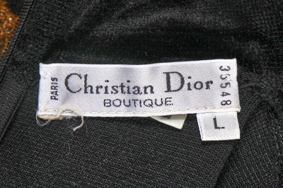 Lot 201 - A Christian Dior by Gianfranco Ferré leopard-knit dress, Autumn-Winter 1995-96