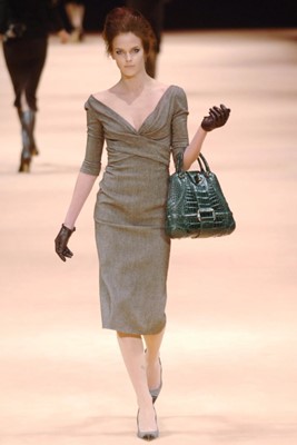 Lot 379 - An Alexander McQueen wool dress, 'The Man Who Knew Too Much' Autumn-Winter 2005-06