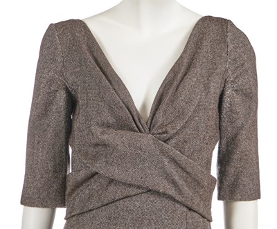 Lot 379 - An Alexander McQueen wool dress, 'The Man Who Knew Too Much' Autumn-Winter 2005-06