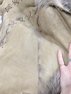 Lot 173 - An Alexander McQueen brown shearling coat, 'The Overlook' collection, Autumn-Winter 1999-2000